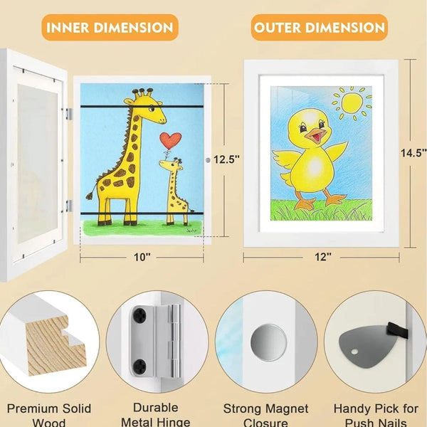MoomiFrame™ – Swap & Showcase Kids’ Art Frame