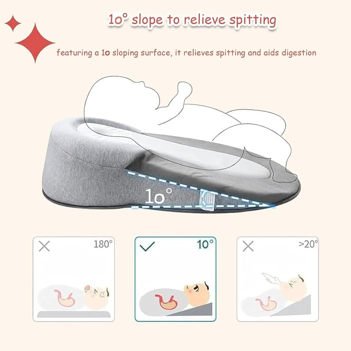 MoomiNest™ Anti-Colic Baby Bed