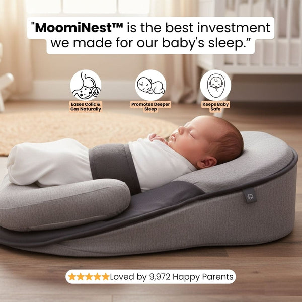MoomiNest™ Anti-Colic Baby Bed