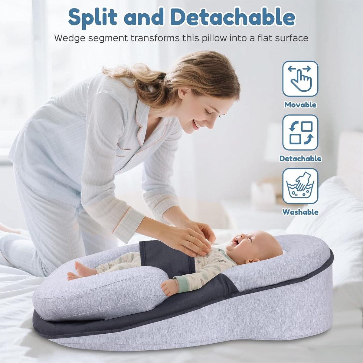 MoomiNest™ Anti-Colic Baby Bed