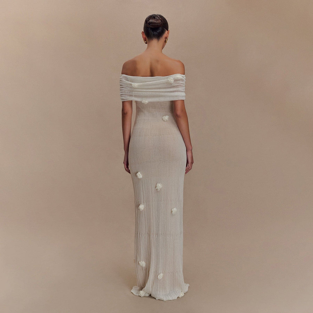 The Sage Rosette Gown