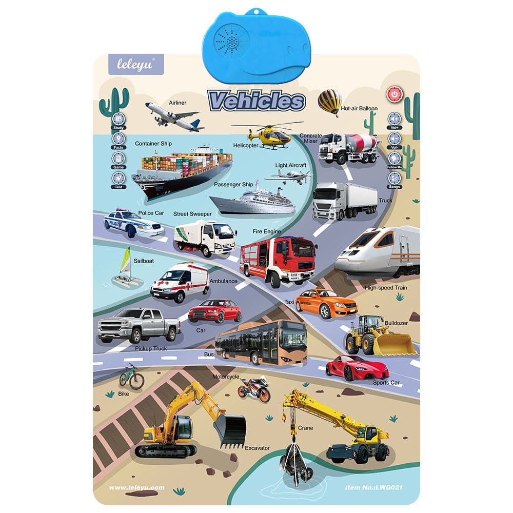 Talking English learning board for children