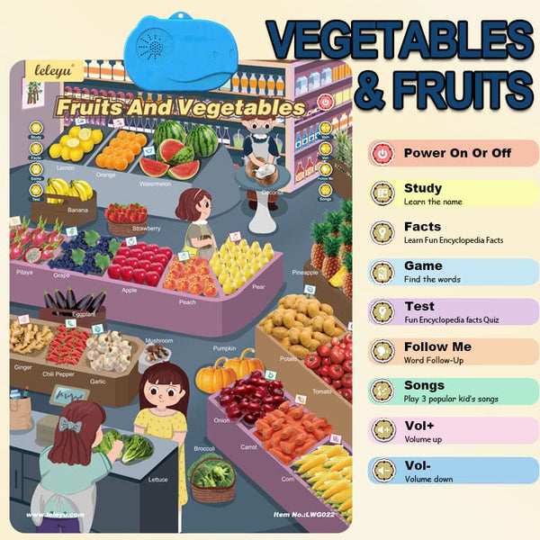 Talking English learning board for children