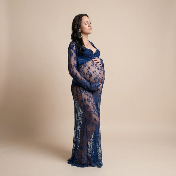 The Noir Lace Gown