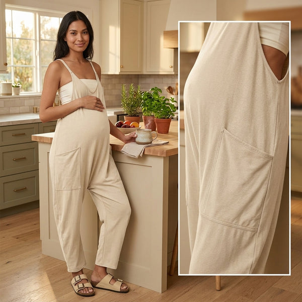 Relaxed Fit Romper - Maternity & Postpartum