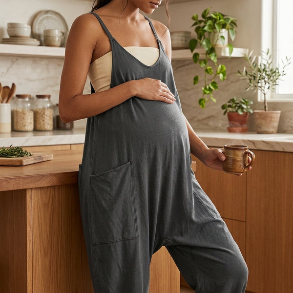 Relaxed Fit Romper - Maternity & Postpartum