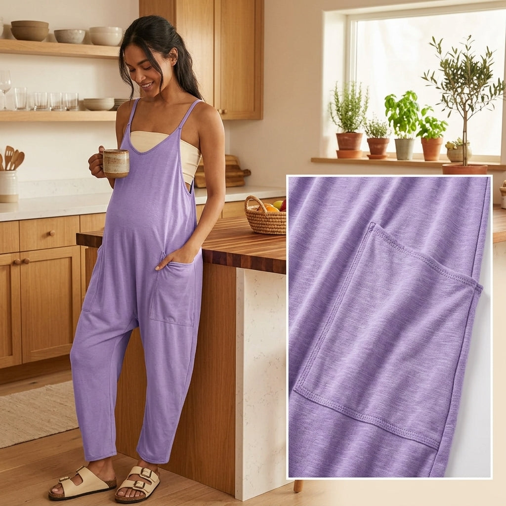 Relaxed Fit Romper - Maternity & Postpartum