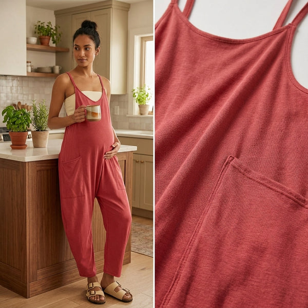 Relaxed Fit Romper - Maternity & Postpartum