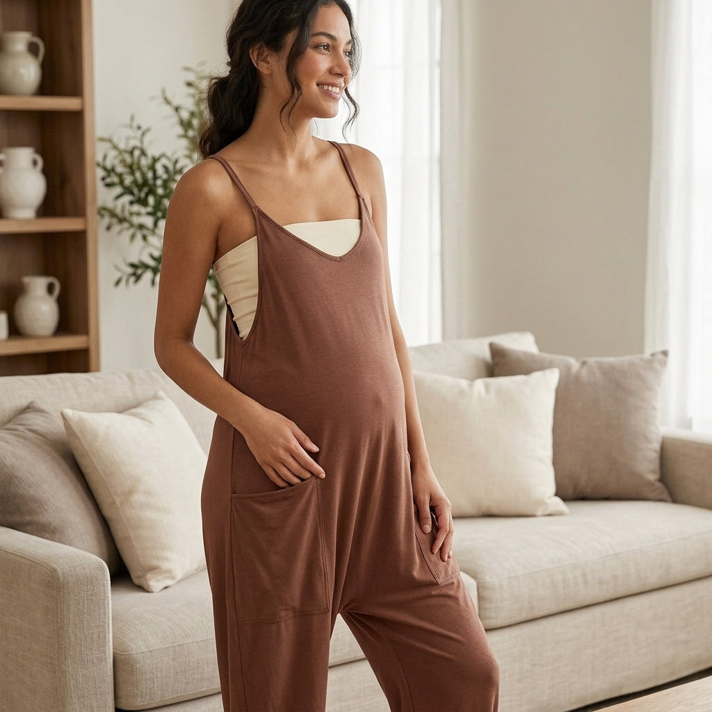 Relaxed Fit Romper - Maternity & Postpartum