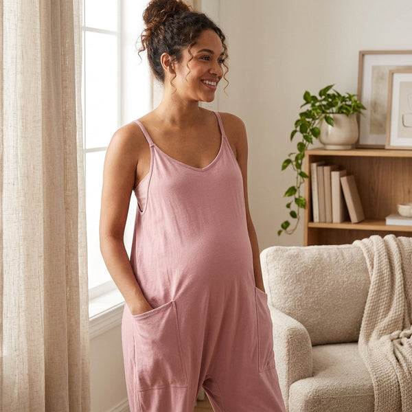 Relaxed Fit Romper - Maternity & Postpartum