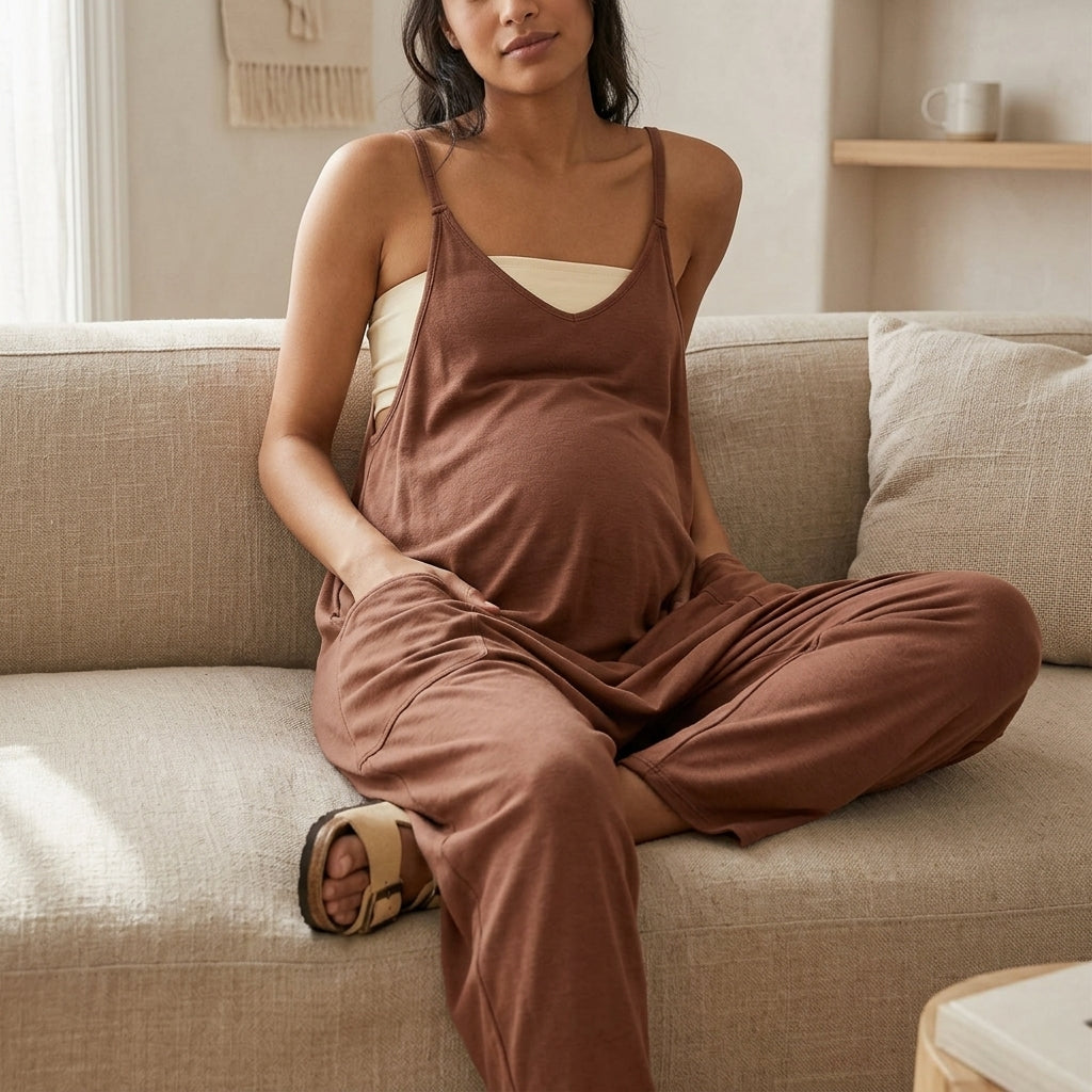 Relaxed Fit Romper - Maternity & Postpartum