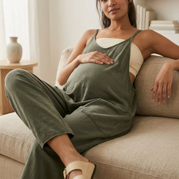 Relaxed Fit Romper - Maternity & Postpartum